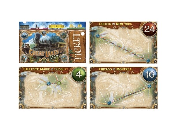 Ticket to Ride Rails & Sails Brädspel Frittstående spel